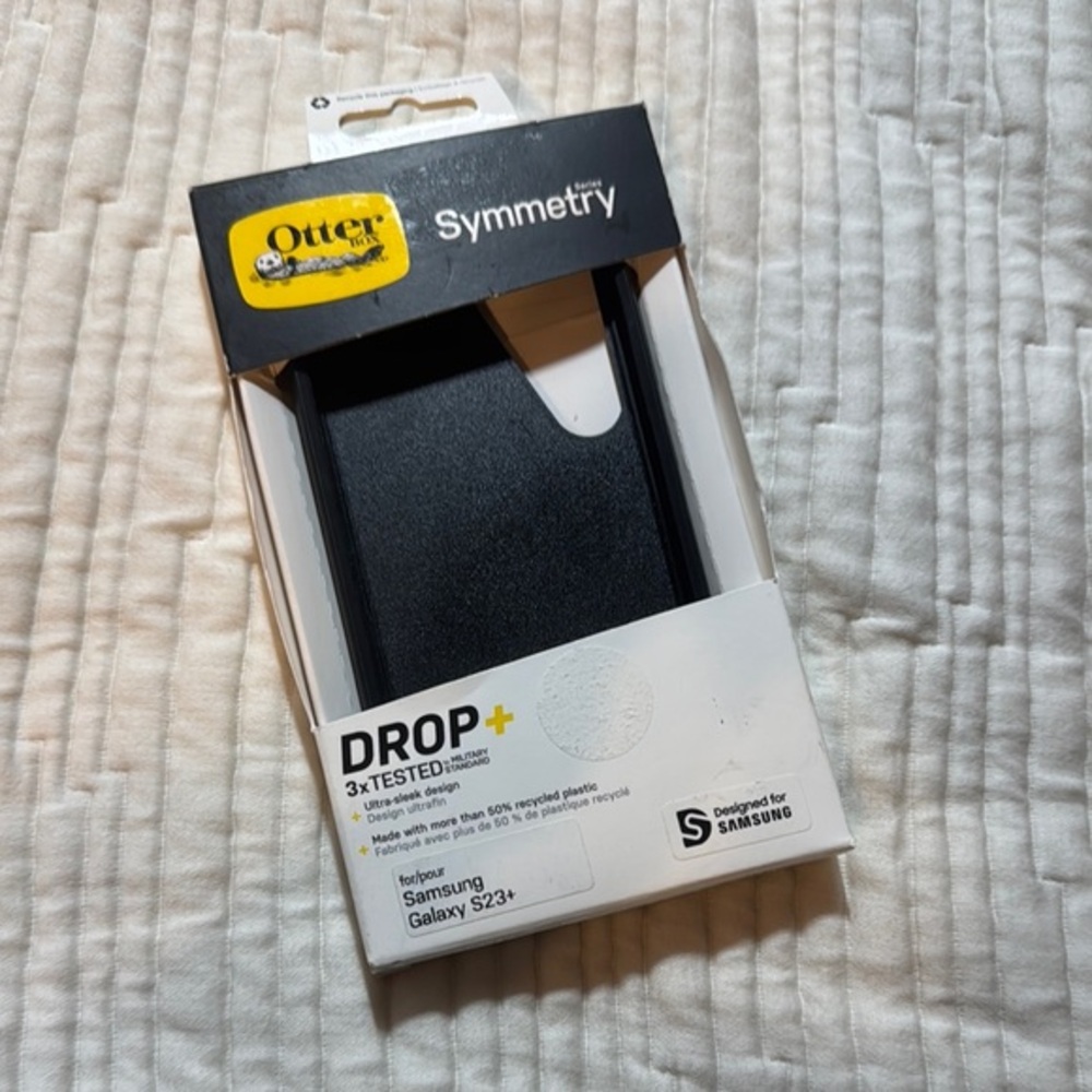 OtterBox Symmetry Series Black Case for Samsung Galaxy S23+